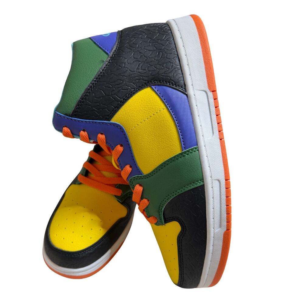 AND1 Slam Mid TPR Mens 8 Multicolor High Top Basketball Sneakers New in Box